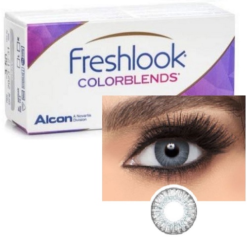 Freshlook ColorBlends Sterling Gray / Gray colors (Easy-to-Wear)